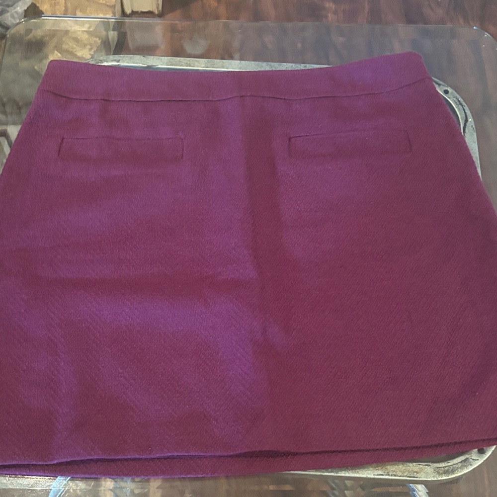 LOFT Rich Purple Mini Skirt